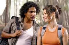 Naveen Andrews and Evangeline Lilly for 'Lost'