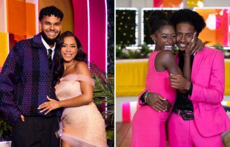 Amaya Espinal, Bryan Arenales, Kordell Beckham, and Serena Page of 'Love Island USA'