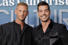 Fraser Olender and Matt Rogers attend the 2026 Las Culturistas Culture Awards at The United Theater on Broadway on May 30, 2026 in Los Angeles, California