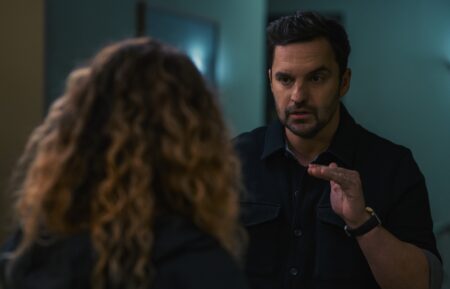 Tatiana Maslany and Jake Johnson as Paula and Karl in 'Maximum Pleasure Guaranteed' Season 1 Episode 6