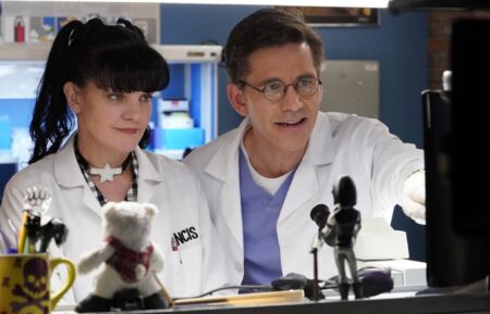 Pauley Perrette as Abby, Brian Dietzen as Palmer — 'NCIS' Season 15 Episode 21 "One Step Forward"