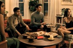 Avantika, Nicholas Duvernay, Will Angus, and Ella Hunt in 'Not Suitable for Work'
