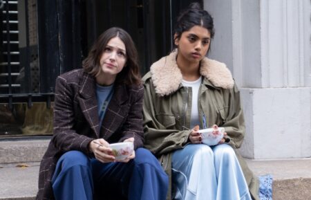Ella Hunt and Avantika in 'Not Suitable for Work'