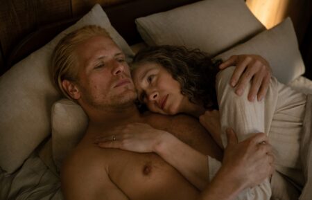 Sam Heughan and Caitriona Balfe in 'Outlander' series finale