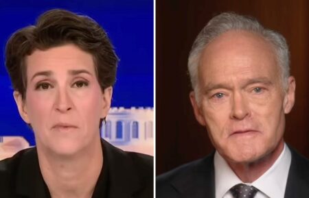 Rachel Maddow and Scott Pelley