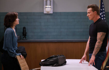 Rebecca Herbst and Steve Burton on 'General Hospital'