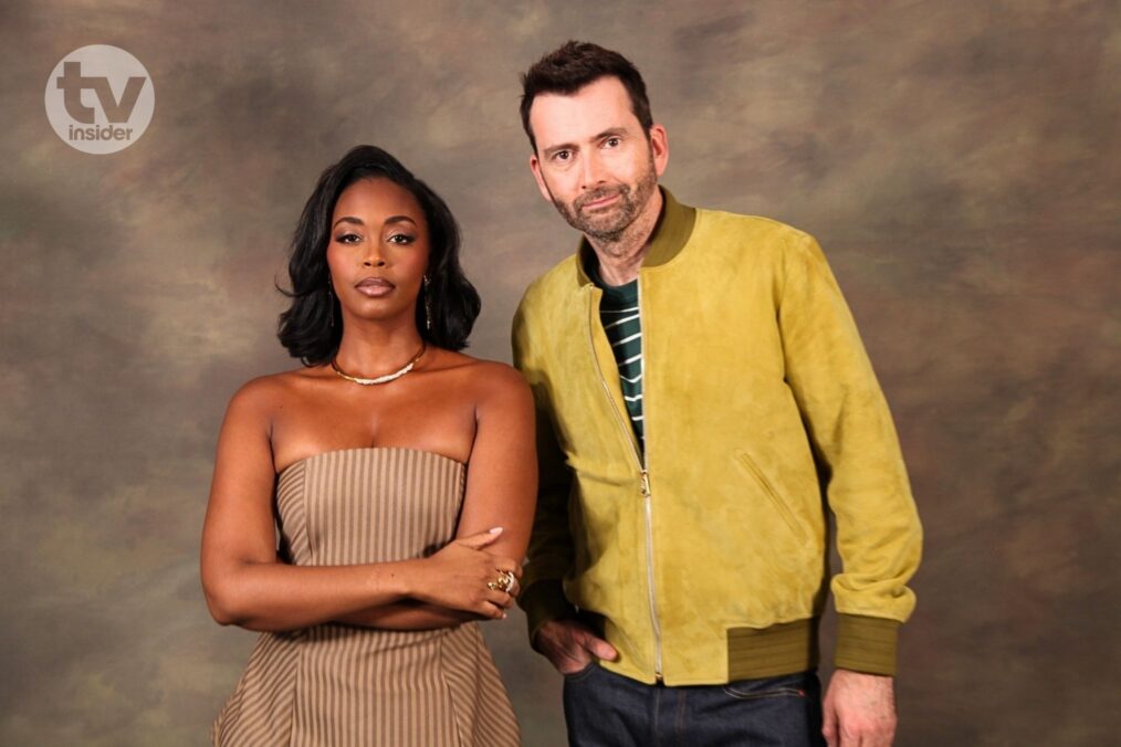 Nafessa Williams and David Tennant of 'Rivals'