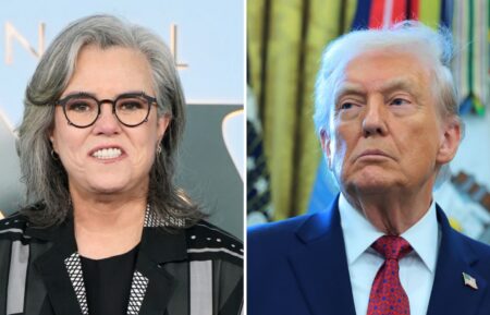 Rosie O'Donnell and Donald Trump