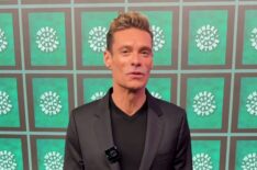 Ryan Seacrest on the set of 'Wheel of Fortune' talking about how he'd play the game