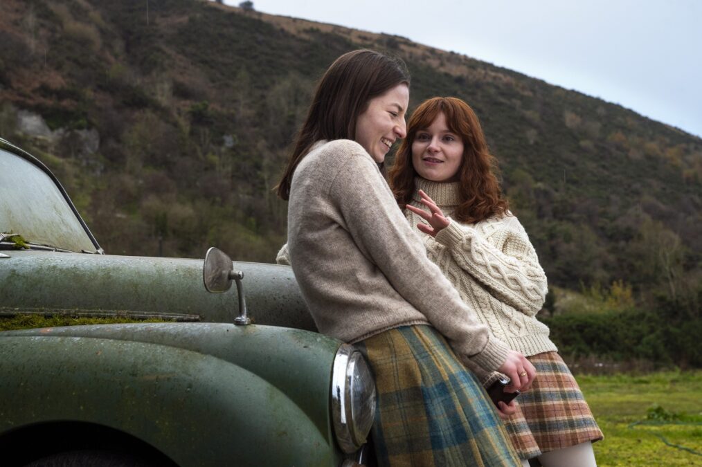 Lola Petticrew and Hazel Doupe in 'Say Nothing'
