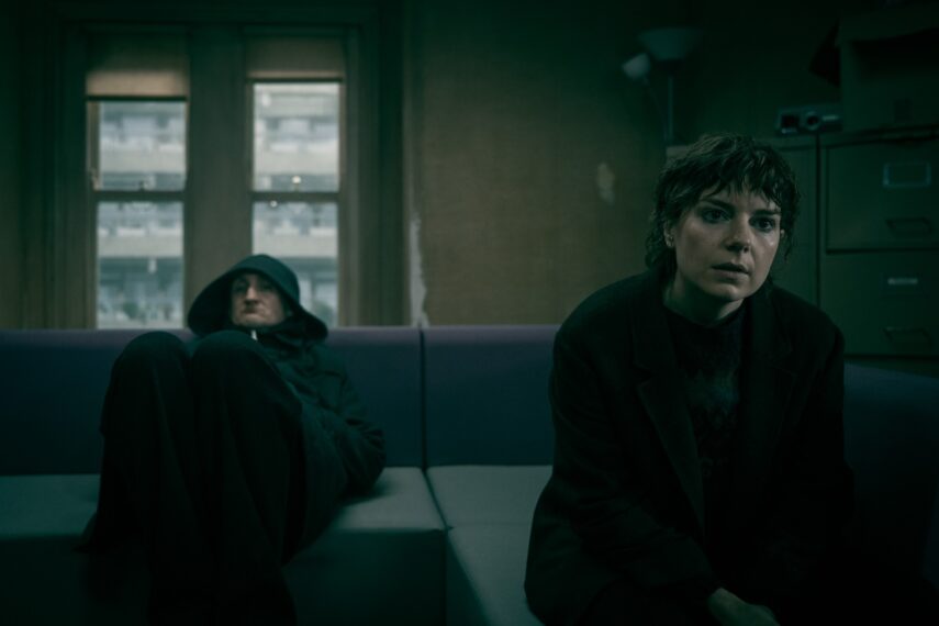 Tom Brooke as Coe, Aimee-Ffion Edwards as Shirley — 'Slow Horses' Season 6