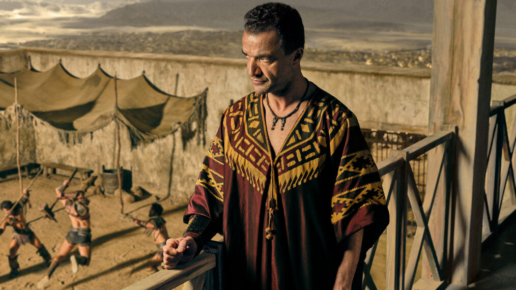 Nick Tarabay as Ashur in 'Spartacus: House of Ashur'