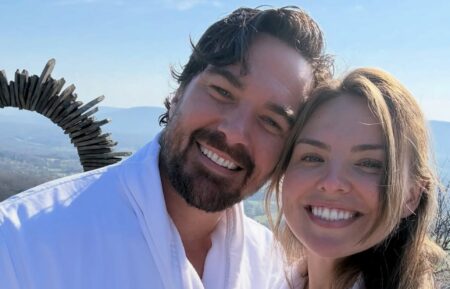Adam Woolard and Hannah Brown