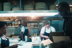 Liza Colon-Zayas, Ayo Edebiri, Jeremy Allen White, and Corey Hendrix in 'The Bear' Season 5