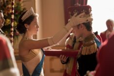 Claire Foy and Matt Smith in 'The Crown'