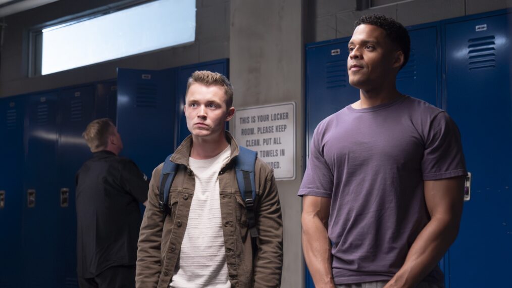 Patrick Keleher as Seth, Deric Augustine as Miles — 'The Rookie' Season 7 Premiere