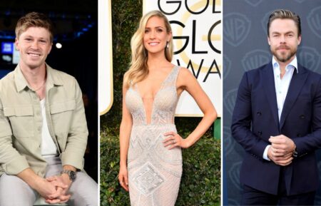 (from left) Robert Irwin, Kirstin Cavallari, and Derek Hough