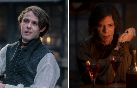 Joseph Potter as Nicki, Damien Atkins as Magnus in 'The Vampire Lestat' Episode 3