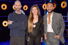 Adam Levine, Kelly Clarkson, John Legend