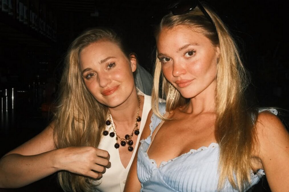 AJ Michalka and Marissa Long behind the scenes of 'The White Lotus' Season 4