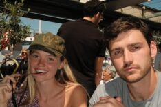 Marissa Long and Charlie Hall behind the scenes of 'The White Lotus' Season 4