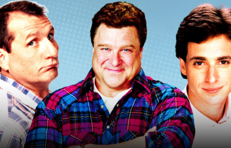 TV Dads from the 1980s and 1990s collage