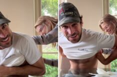 Vanna White popping a pimple on her son's back in Instagram video