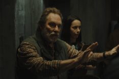Stephen Root as Wyck and Kate O'Flynn as Patricia in 'Widow's Bay' Season 1 finale