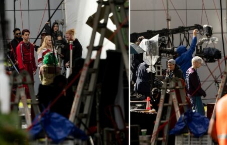 AUCKLAND, NEW ZEALAND - APRIL 15: Filming of the new Disney Zombies 5 movie at the Owen Glenn building on April 15, 2026 in Auckland, New Zealand. Zombies 5 is an upcoming 2027 American musical fantasy film directed by Paul Hoen. (Photo by Dean Purcell/New Zealand Herald via Getty Images)