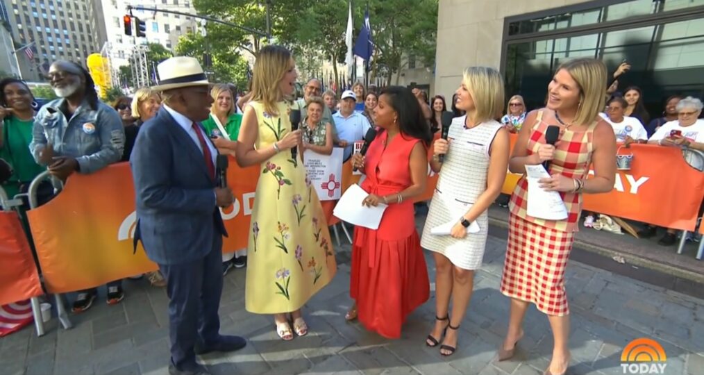 Al Roker, Savannah Guthrie, Sheinelle Jones, Dylan Dreyer, and Jenna Bush Hager on the July 20, 2026, episode of NBC's 'Today.'