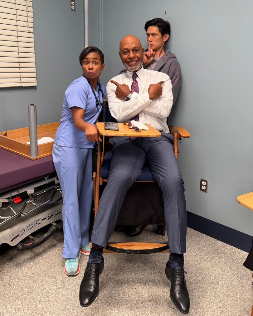 Alexis Floyd, James PIckens Jr., and Harry Shum Jr.
