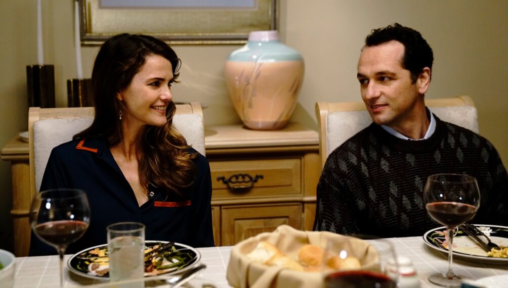THE AMERICANS -- "Dead Hand" -- Season 6, Episode 1 (Airs Wednesday, March 28, 10:00 pm/ep) -- Pictured: (l-r) Keri Russell as Elizabeth Jennings, Matthew Rhys as Philip Jennings. CR: Patrick Harbron/FX