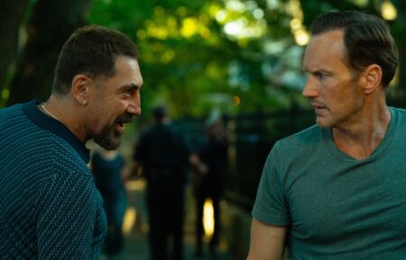 Javier Bardem and Patrick Wilson in "Cape Fear," now streaming on Apple TV.