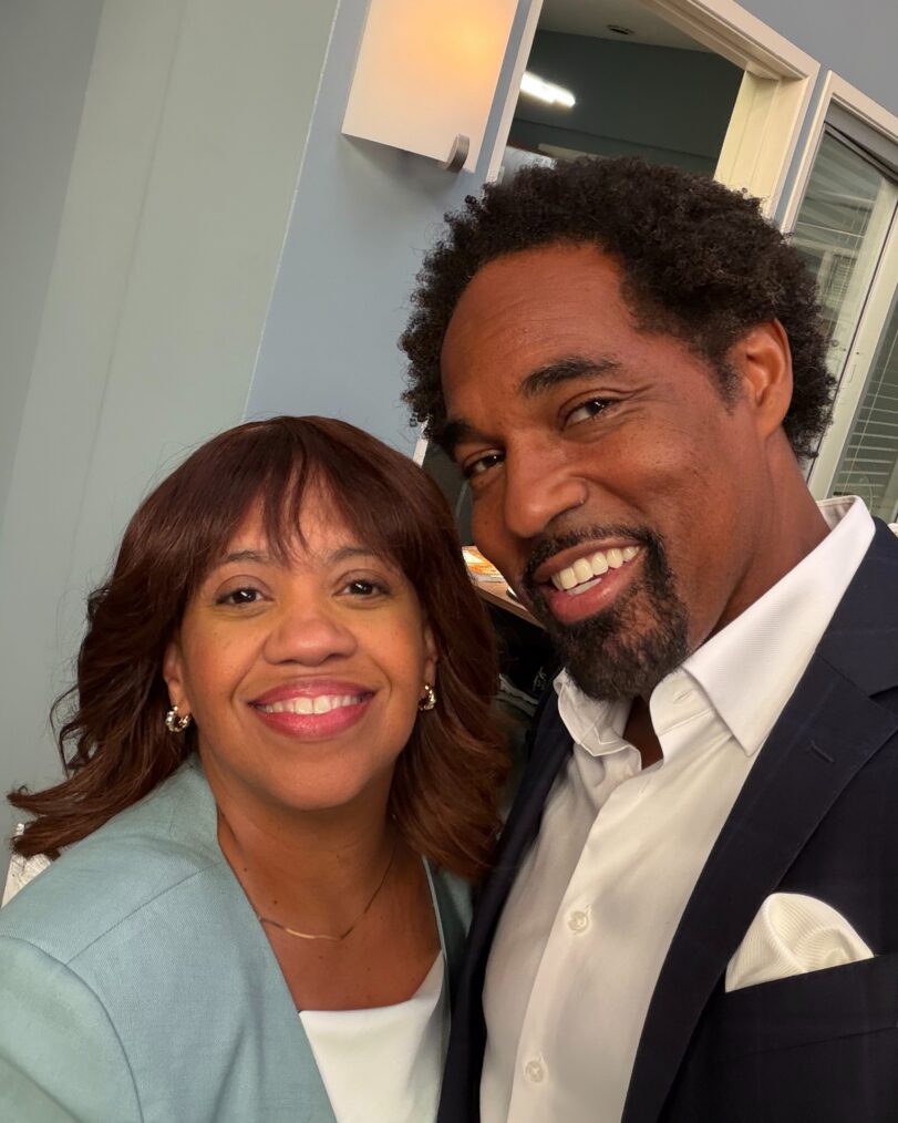 Chandra Wilson and Jason George