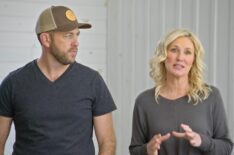 Dave and Jenny Marrs on Season 3, Episode 6, of HGTV's 'Rock the Block,' aired April 4, 2022.