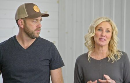 Dave and Jenny Marrs on Season 3, Episode 6, of HGTV's 'Rock the Block,' aired April 4, 2022.