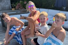 Dylan Dreyer with sons Calvin, Rusty, and Oliver, Instagram, July 25, 2026.