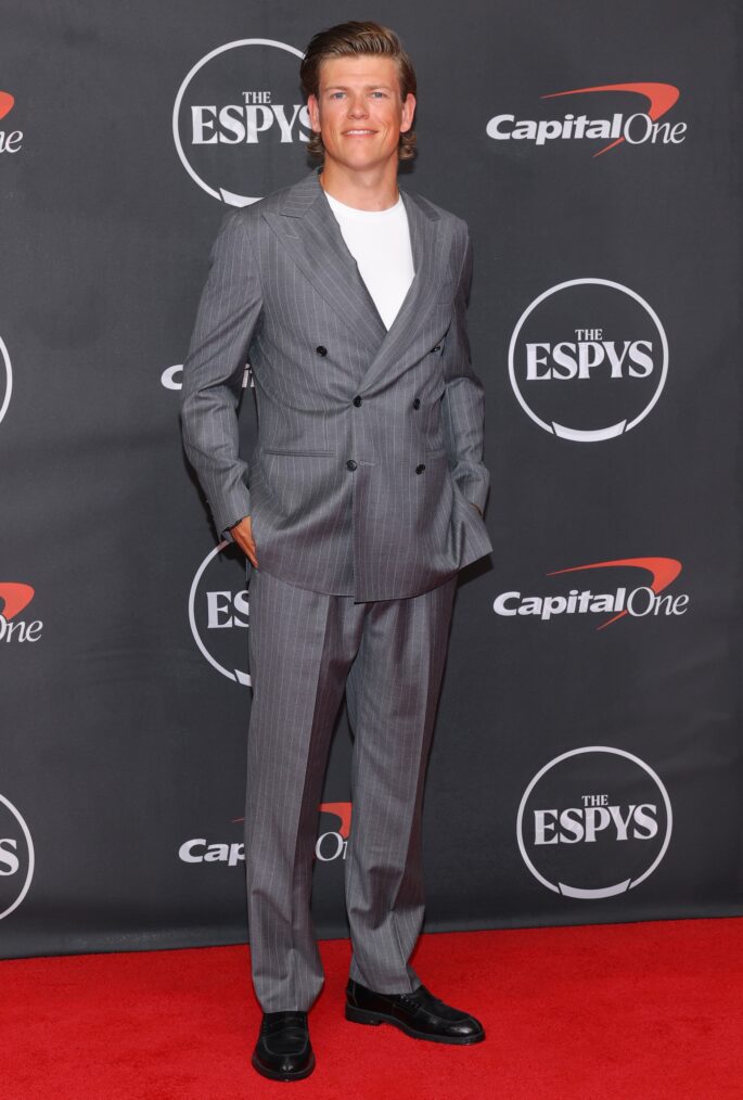 NEW YORK, NEW YORK - JULY 15: Johannes Høsflot Klæbo attends the 2026 ESPY Awards at David H. Koch Theater at Lincoln Center on July 15, 2026 in New York City. (Photo by Mike Coppola/Getty Images)