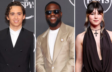 Marcello Hernández, Kevin Hart, and Alysa Liu at the ESPYS 2026