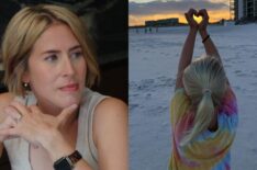 Erin Napier on Season 10, Episode 16, of HGTV's 'Tome Town,' aired May 3, 2026; Erin Napier's daughter Mae, Instagram, July 23, 2026