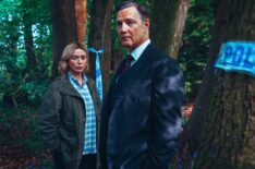 Eve Myles and David Morrissey in 'Gone' Season 1, BritBox, premieres July 23, 2026.