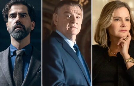 GEN V, Hamish Linklater, (Season 2, ep. 202, aired Sept. 17, 2025). photo: Jasper Savage / ©Amazon/MGM Studios / Courtesy Everett Collection; FARGO, from left: Jennifer Jason Leigh, Richa Moorjani, ‘The Tender Trap', (Season 5, ep. 506, aired Dec 19, 2023). photo: Michelle Faye / ©FX / Courtesy FX via Everett Collection; H IS FOR HAWK, Brendan Gleeson, 2025. © Roadside Attractions / courtesy Everett Collection