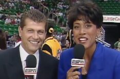 Clip of Gena Auriemma and Robin Roberts shown on the June 23, 2026, episode of ABC's 'Good Morning America.'