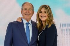 George W. Bush and Jenna Bush Hager on the April 20, 2021, episode of NBC's 'Today.'