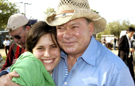 Melanie Shatner and father William Shatne