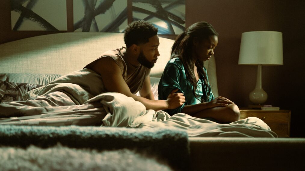 Jacob Latimore and Birgundi Baker, 'The Chi,' Season 8, Episode 10, Paramount+, July 24, 2026.