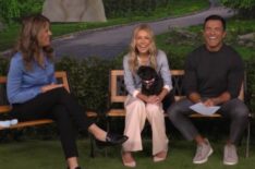 Jaime Goodrich, Kelly Ripa, and Mark Consuelos on the July 23, 2026, episode of 'Live With Kelly and Mark.'
