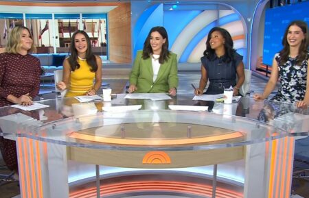 Jenna Bush Hager, Kaylee Hartung, Hallie Jackson, Sheinelle Jones, and Angie Lassman, NBC's 'Today,' July 28, 2026.