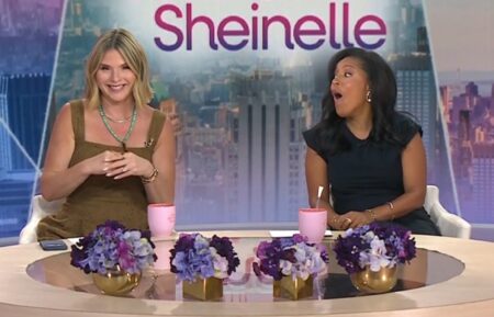 Jenna Bush Hager and Sheinelle Jones on the July 15, 2026, episode of 'Today With Jenna & Sheinelle.'