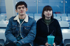 Joe Locke and Jenny Walser as Charlie and Tori Spring in 'Heartstopper Forever'